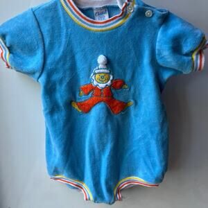vintage carter clown baby overalls
